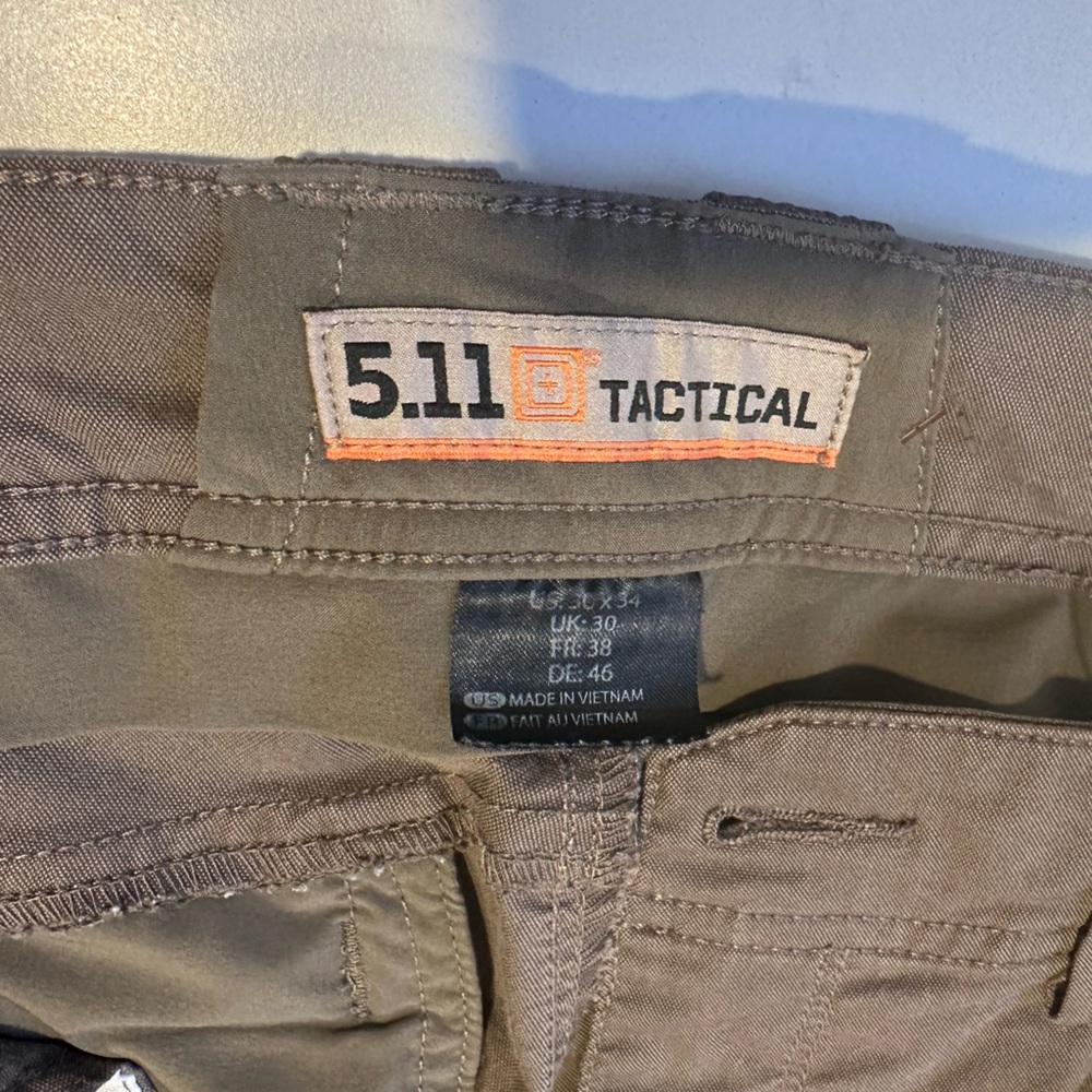 5.11 Tactical Dark Khaki Cargo Pants